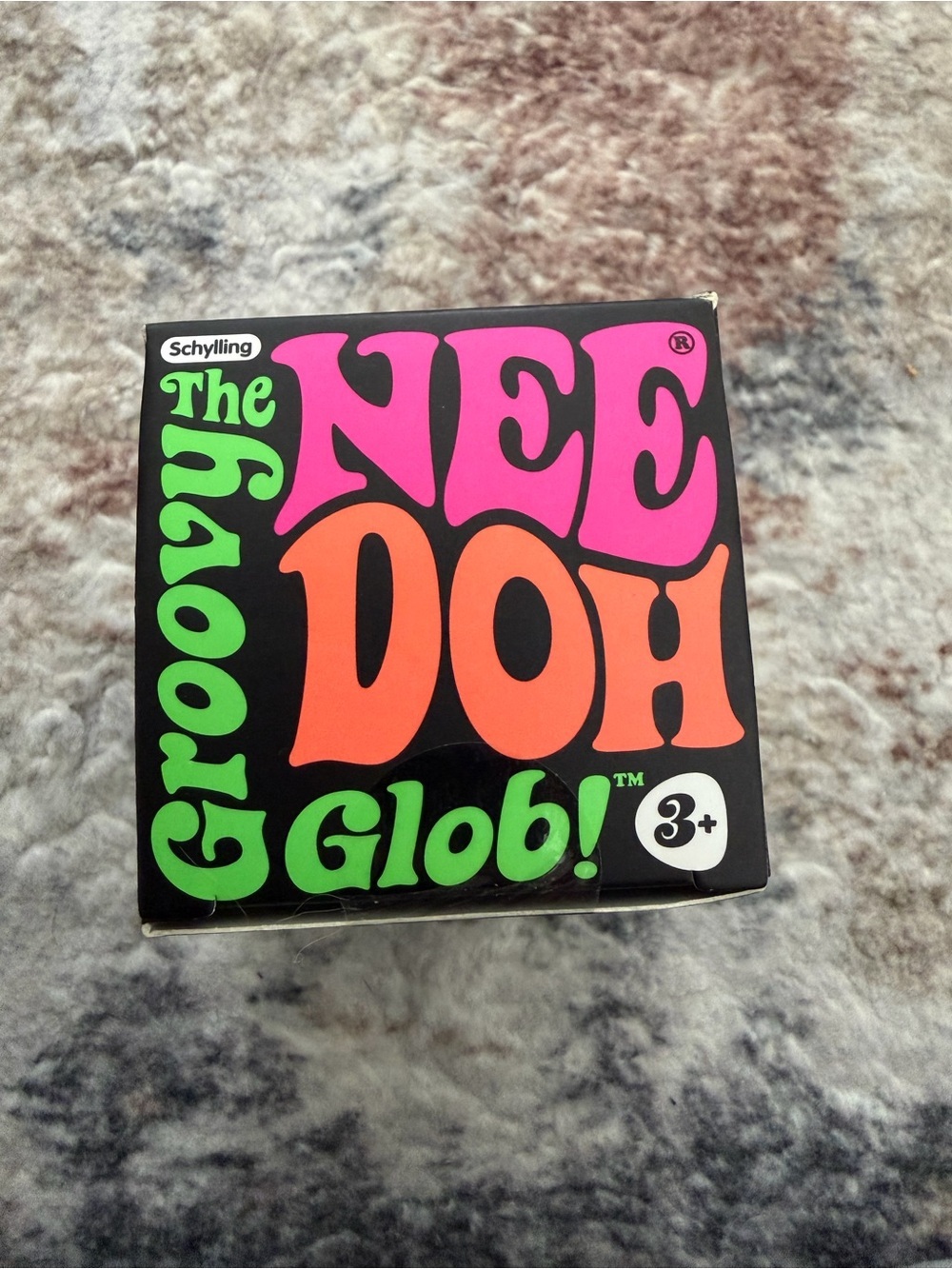 Groovy The Nee Doh Glob! Kids Toy - Pink, Orange, Green